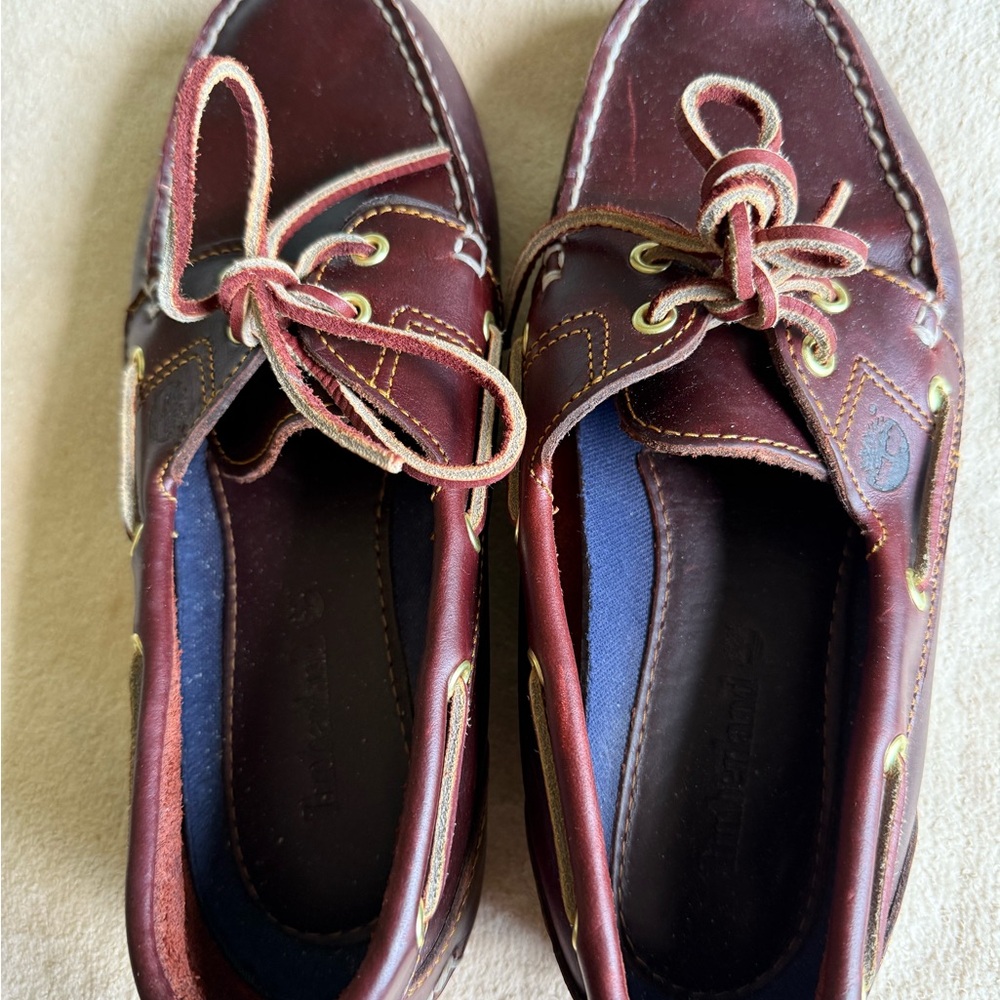 Women’s Brown Leather Boat Shoes